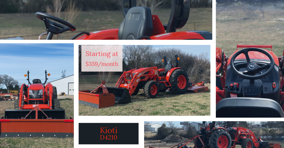 KIOTI DK5510 HS Tractor Package for sale in Stephenville, TX